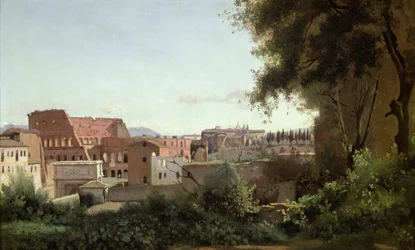 Blick auf das Kolosseum von den Farnese-Gärten, 1826